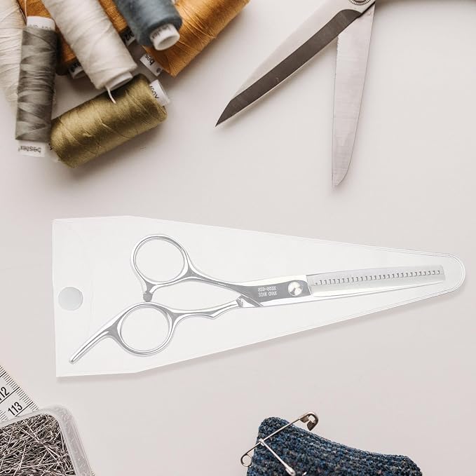 Housoutil 6pcs Pet Grooming Scissors Storage Pouch PVC Portable Organizer | Compact Carry Bag, Easy Identification for Grooming Tools, Sleek Trendy Design for Neat Everyday Packing