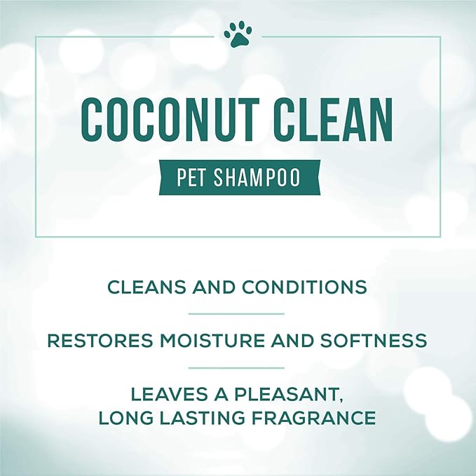 Nature's Specialties Coconut Clean Ultra Concentrated Dog Conditioning Shampoo for Pets, Makes up to 2 Gallons, Natural Choice for Professional Groomers, Adds Highlighting and Body, Made in USA, 16 oz
