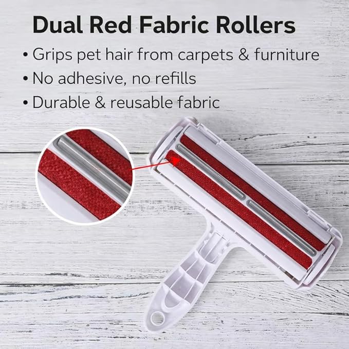 Pet Hair Removal Roller - Reusable Lint Remover for Dogs & Cats