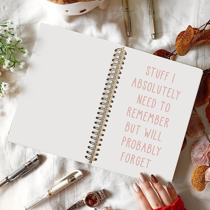 LIANGW Funny Notebooks for Workfor Coworkers & Boss | Funny Work Gifts Coworker Office Gifts for Men Women, Fun Spiral Notebooks for Writing, Funny Office Supplies 5.5x8.3 Inch