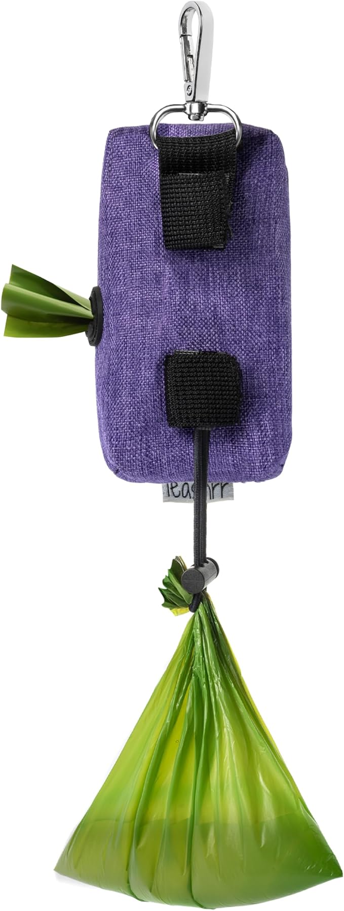 Dog Poop Bag Holder for Leashes and Treat Holder with 2 Waterproof Pouches | Poop Bag Dispenser for Pet Waste Bags and Walking Accessories + 1 Free Roll