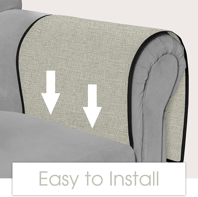 Joywell TV Remote Caddy Armchair Caddy for Recliner Sofa Armrest Organizer Non Slip Arm Chair Caddie with 6 Pocket Storage for Magazine, Tablet, Phone, iPad, Silver Grey