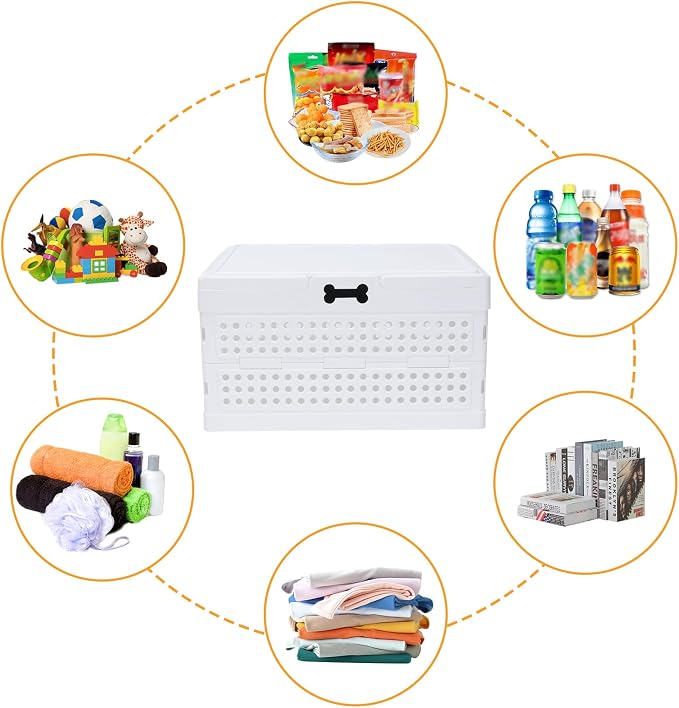 dog toy basket with Handle Pet home,outdoor multifunctional storage box,foldable storage with wheels,portable miscellaneous,storage basket