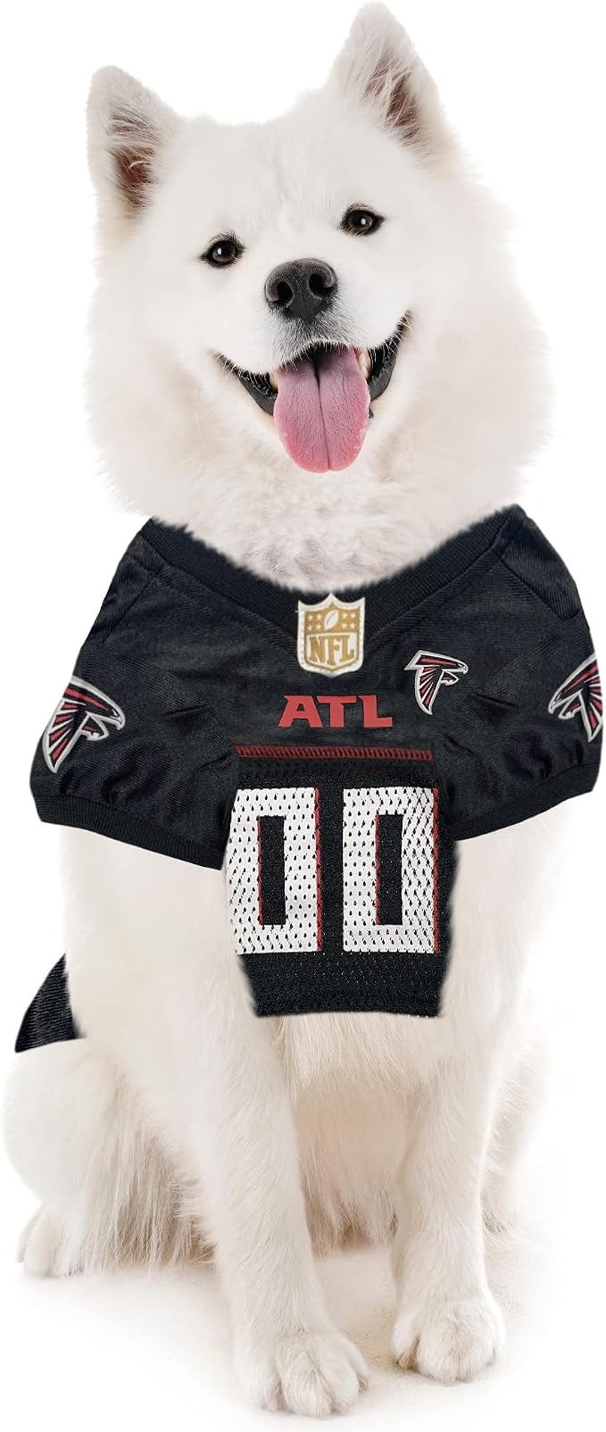 Pets First NFL Atlanta Falcons Dog Jersey, Size X-Large, Football Shirt Costume for Pet, Dog Sports T-Shirt, NFL Team Clothing for Cats, Licensed Pet Apparel Available in 7 Sizes and 32 Teams