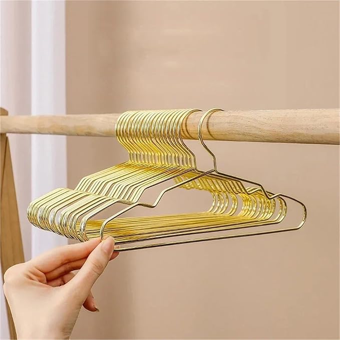 Heavy Duty Kids Child Clothes Hangers, Metal pet Storage Wardrobe Portable Rack Apparel, Clothes Hangers with Non-Slip Shoulder Notches, for Suit, Jacket, Shirt, Dress & Pants
