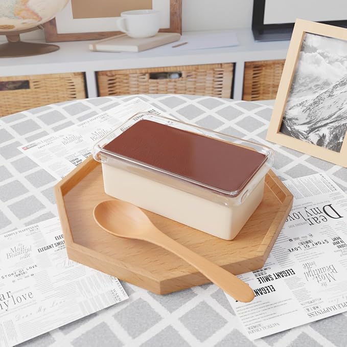 Hemobllo 10-Pack Clear Cake Boxes Transparent PET Treat Boxes for Tiramisu | 4.52 x 2.75 x 1.77 In dessert boxes with lid for tiramisu, mousse and cookies for bakery packaging and takeout
