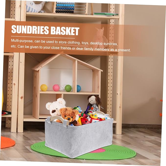Clothing Basket Pet Toy Case Storage Bin Storage Container Multi-purpose