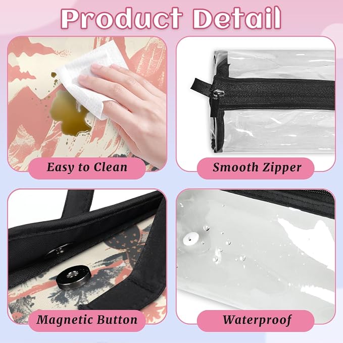 Vintage West Cowboy Makeup Bag for Women Hanging Roll-Up Travel Organizer Toiletry Kit with 4 Removable Compartments, Wild West Cowboy