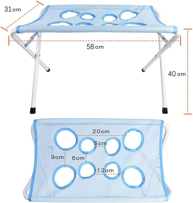 Pet Bath Sling, Pet Bathing Hammock with Strap, Dog Grooming Hammock for Bathing Nail Trimming Brushing, Multifunctional Breathable Cat Grooming Sling, Eight Hole Design,Quick Surface (Pink)