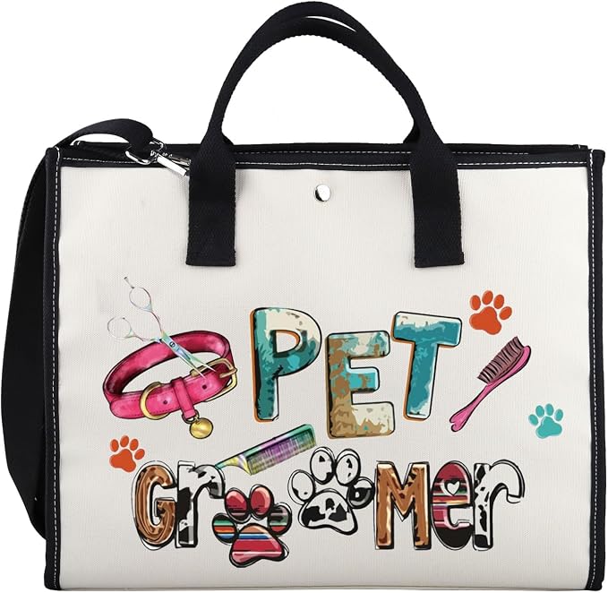 XYANFA Dog Groomer Tote Bag - Dog & Pet Grooming Kit - Salon Gift