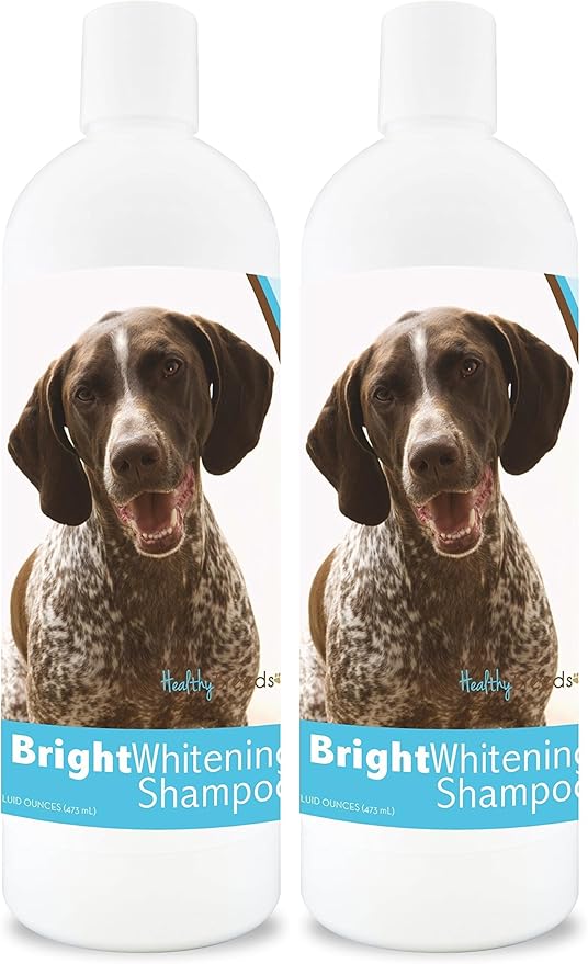 Healthy Breeds German Shorthaired Pointer Bright Whitening Shampoo 12 oz (Pack of 2)