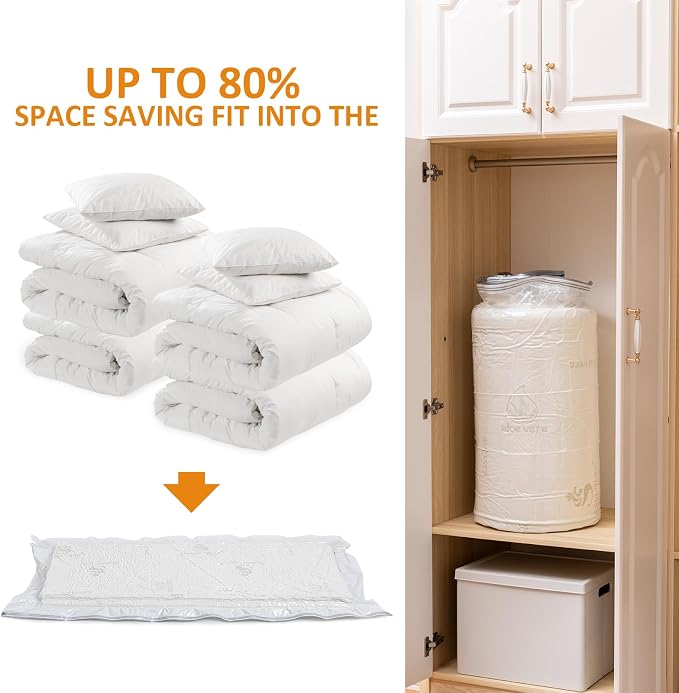 Mattress Vacuum Bag 94.5x47.2 in Space Saver Vacuum Storage Bags Oversized Vacuum Bags Twin Mattress Vacuum Bag King Mattress Bag Vacuum Sealer Bag for Memory Foam Mattress Moving Shipping Storage