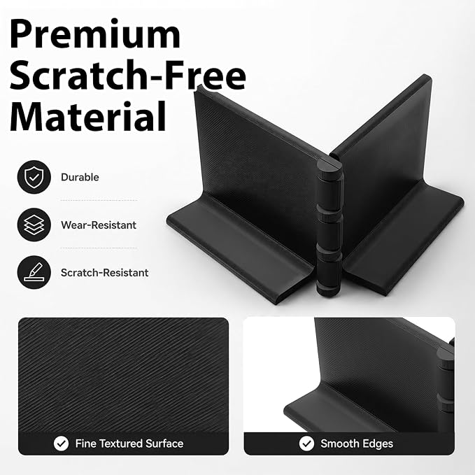 2PCS Car Trunk Organizer Blocks,Trunk Cargo Organizer | Trunk Items Organizing & Separating,Anti-Slip,Easy to Adjust & Install,Fit Wool Carpet for Cars,SUVs,Trucks