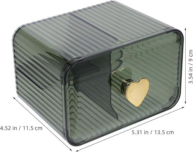 Veemoon Pet Cotton Pad Organizer Box with Divided Compartments