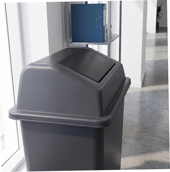 OSALADI Plastic Swing Lid Replacement for 10l Waste Bin, Rectangle Garbage Can Cover and Hygienic Maintenance, Suitable for Public Areas and Pet Food Storage