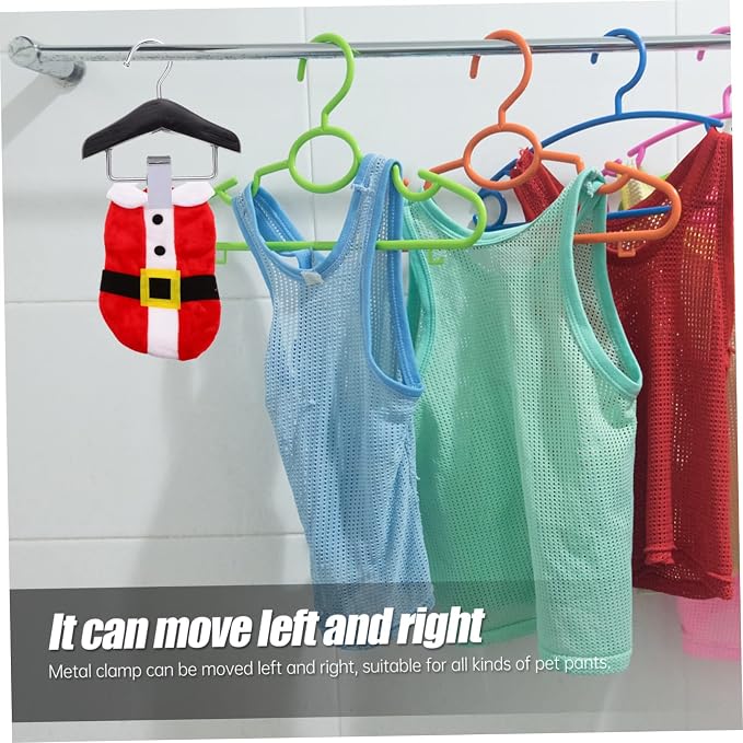 Abaodam 1Pc Dog Apparel Hanger Lightweight Plastic Pet Clothing Hanging Rack for Organizing Dog Clothes Compact Design for Home and Pet Shops