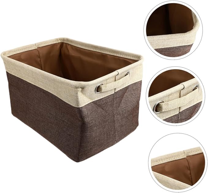 ABOOFAN Storage Basket for Dog Toys Stylish Organizer for Household Sundries Breathable Design for Playroom and Living Room Decor
