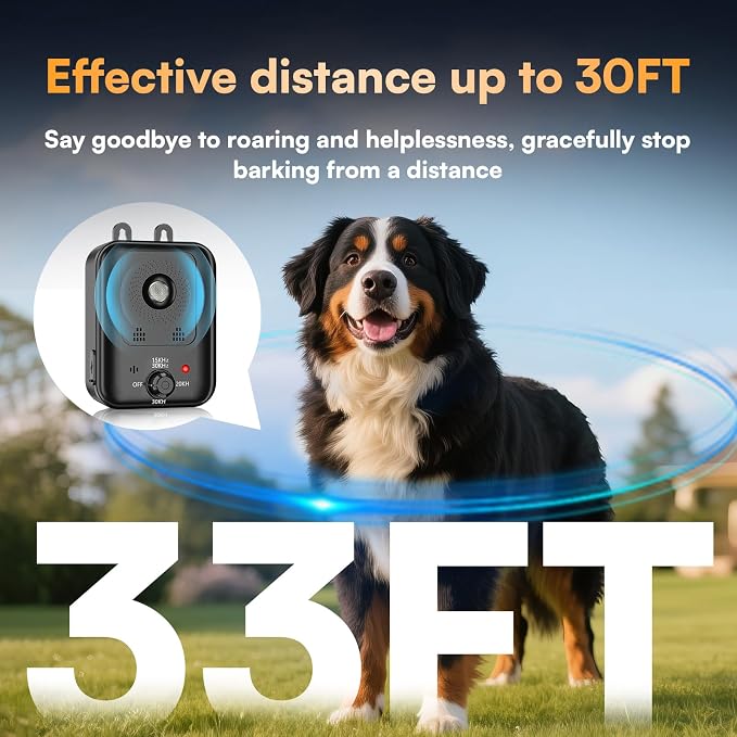 Anti Barking Devices, Auto Barking Control Devices with 3 Modes | Rechargeable Ultrasonic Dog Barking Deterrent Devices Bark Box, Effective Stop Barking Dog Devices for Indoor & Outdoor Use
