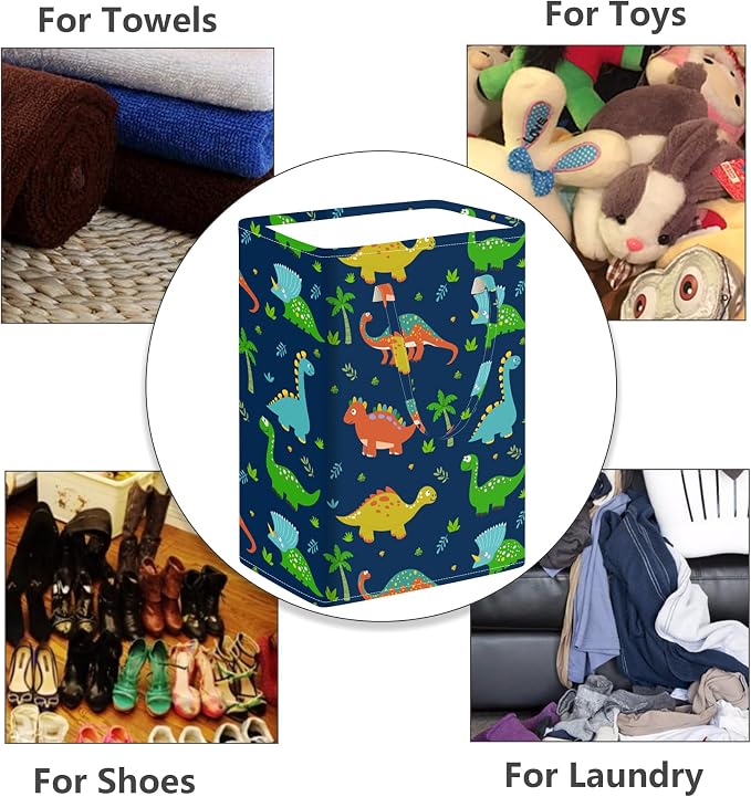 MAIZMZ Foldable Storage Basket Laundry Hamper 75L Kids Hamper Boys Nursery Bins Waterproof Toys Organizer Large Canvas for Home/Dorm/Kitchen/Pet/Office/Closet/Shelf/Room Decor Gift Baskets