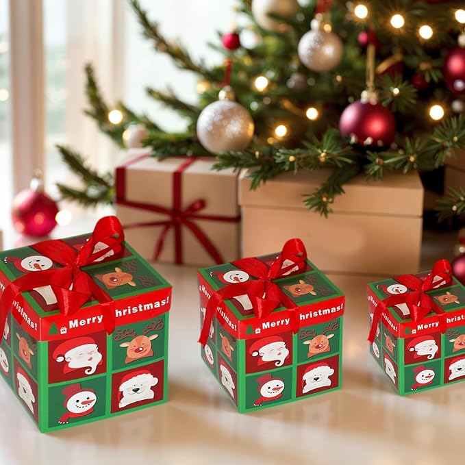 Foldable PVC Christmas Tree Base Box Holiday Decoration & Compact Storage Christmas Tree Gift Box