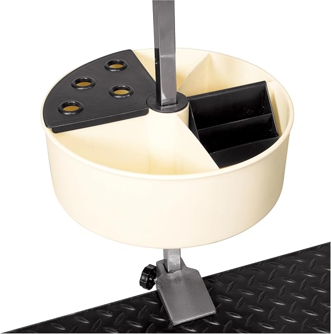 Pet Groomer Tool Organizer Side Kick 2 Professionals Handy Grooming Arm Accessory (2 Side Kicks)