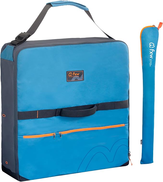FXW Dog Playpen Storage Bag, Designed for RV Trips, Blue, 1 Pack | Fits FXW Pens Only(24" H 8 Panels & 9 Stakes), Comfortable Carry, Neat Storage, Wear-Resistant, Patented