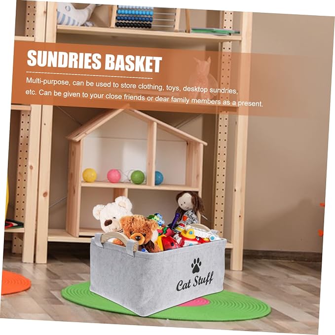 Clothing Basket Pet Toy Case Storage Bin Storage Container Multi-purpose