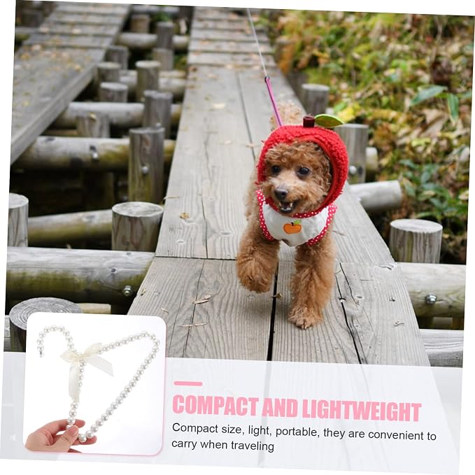 Mobestech Decorative Pet Clothes Hanger Garment Rack for Puppy Apparel Lightweight and Practical Dog Clothing Organizer for Home Use