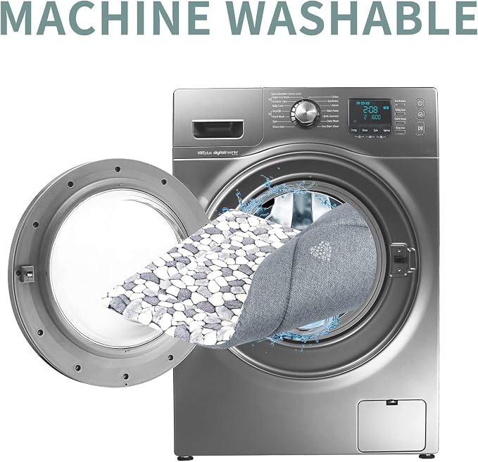 VANKEAN Reversible Crate Pad Cool/Warm Washable S-XXL Grey Stone