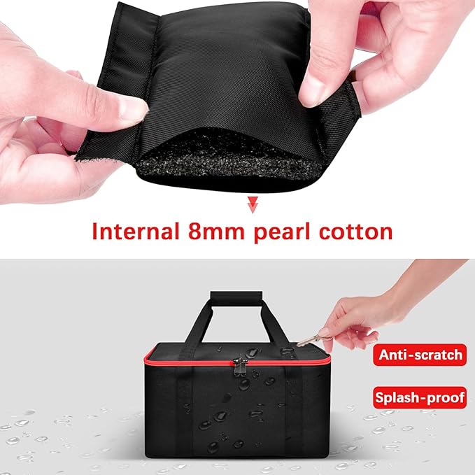 Pet Grooming Kit Supplies Organizer | Bag Only | for oneisall/for Neabot Neakasa P1 Pro Dog Hair Vacuum | Clippers Nail Grinder, Cleaning Brush, Trimmer Case for Pet Owners | Travel & Home Use