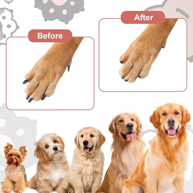 CIATBYYJ Dog Nail File with 6Pcs Replaceable Filing Disc, Dog Scratch Board for Safe and Easy Nail Care, Dogs Nails Scratch Board Ensures Smooth and Healthy Nails for Dogs and Cats