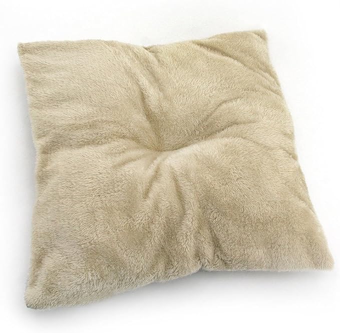 Best Pet Supplies Cat Bed for Indoor Cat, Domed Tent House with Removable Pillow, Covered Cat Cave for Small Dog, Puppies and All Breeds of Cats - Brown Linen, 19 x 19 x H:19"