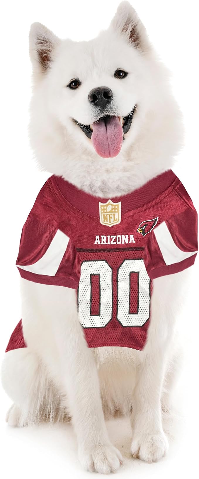 Pets First NFL Arizona Cardinals Dog Jersey, Size X-Small, Football Shirt Costume for Pet, Dog Sports T-Shirt, NFL Team Clothing for Cats, Licensed Pet Apparel Available in 7 Sizes and 32 Teams
