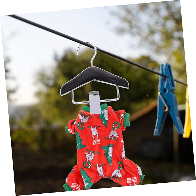 Abaodam 1Pc Dog Apparel Hanger Lightweight Plastic Pet Clothing Hanging Rack for Organizing Dog Clothes Compact Design for Home and Pet Shops