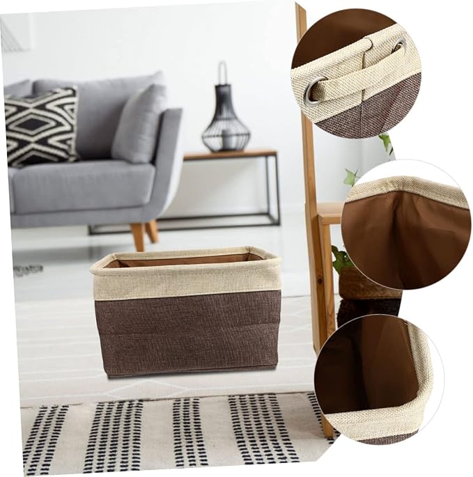 ABOOFAN 5pcs Pet Toy Storage Basket Woven Organizer for Dog Toys and Stylish and for Clutter Living