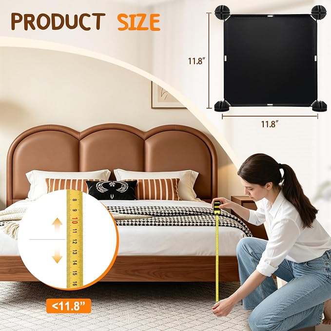 11.8" H x 248" L Total Under Under Bed Blocker Stops Pets Under Furniture | Splicable Resin Under Bed Blocker, Flexible Assembly Stops Pets From Sliding Under Bed, Easy Buckle Splicing