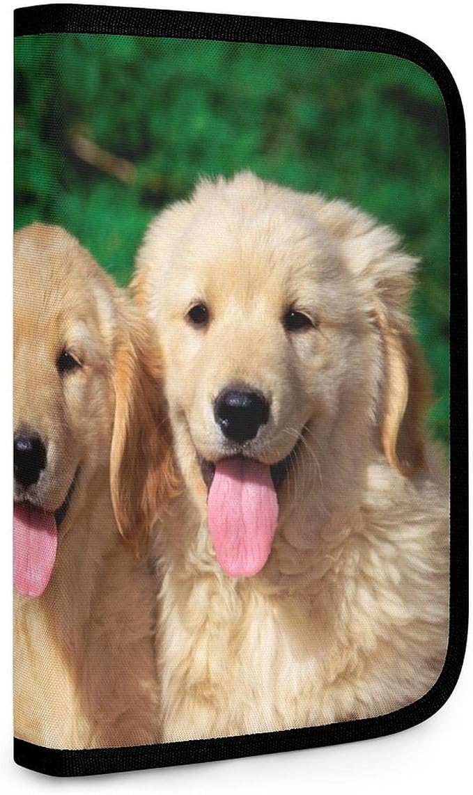 Golden Retriever Dogs Puppies Pets Tool Bag Utility Bag Zipper Pouch Portable Small Tool Bags Handheld Screwdriver Pouch Tool Kits Organizer for Travel Home & Workshop Daily Use