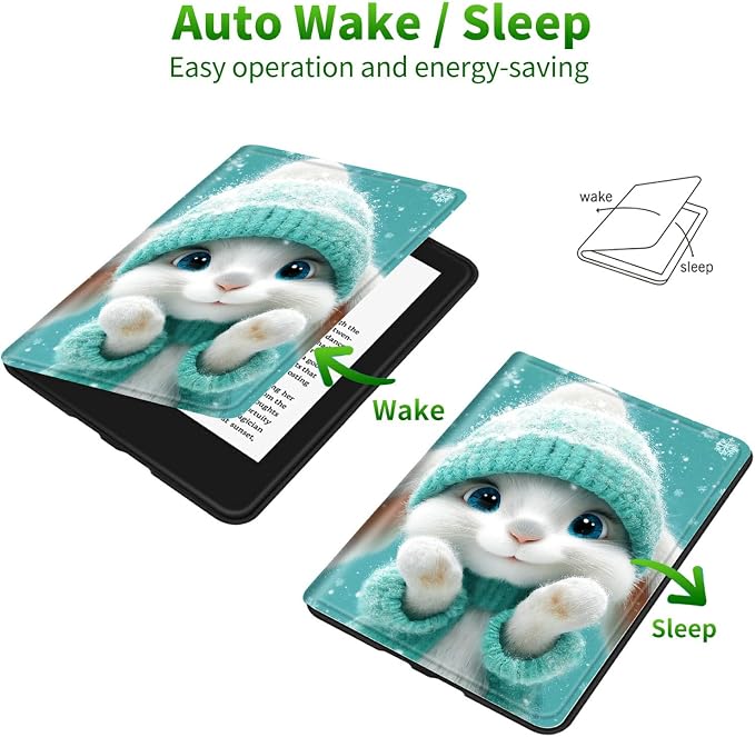 for Samsung Galaxy Tab E 9.6" 2015 SM-T560/T561/T567 Case | Slim Leather Smart Cover with Multi-Angle Anti-Slip Stand [Auto Wake/Sleep] Shell for Women Men - Green Clothes Rabbit