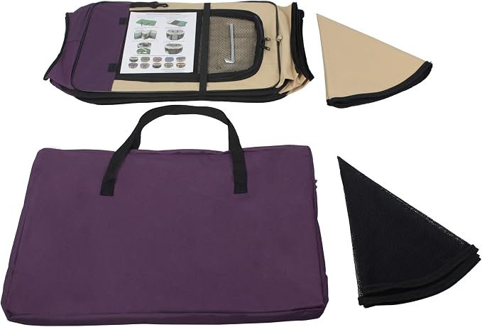 EliteField 2-Door Soft Pet Playpen for Dogs and Cats (2-Year Warranty) | 600D Fabric, Washable Floor Mat & Top Cover, Indoor/Outdoor, Carrying Bag, Ground Stakes, Zipper Locks