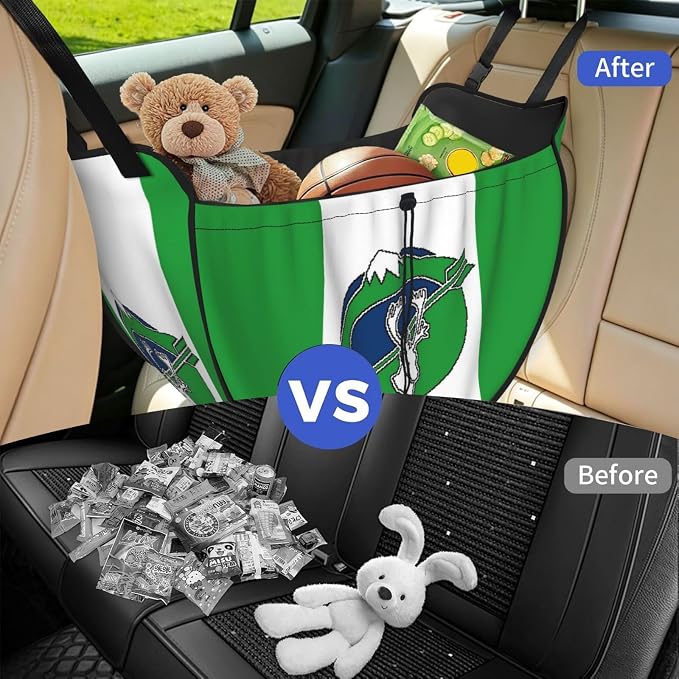 Gamètì Flag Car Seat Organizer-Backseat Storage Bag for Travel | Waterproof Durable. Holds Snacks Gear Essentials. Fits Most Cars.