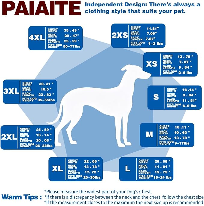 Paiaite 6-Piece Striped Shirt Set: Sleeveless Cotton Puppy Dog Shirts, Breathable Pet Apparel Tank Tops, Colorful Sweatshirts for Small & Medium Dogs