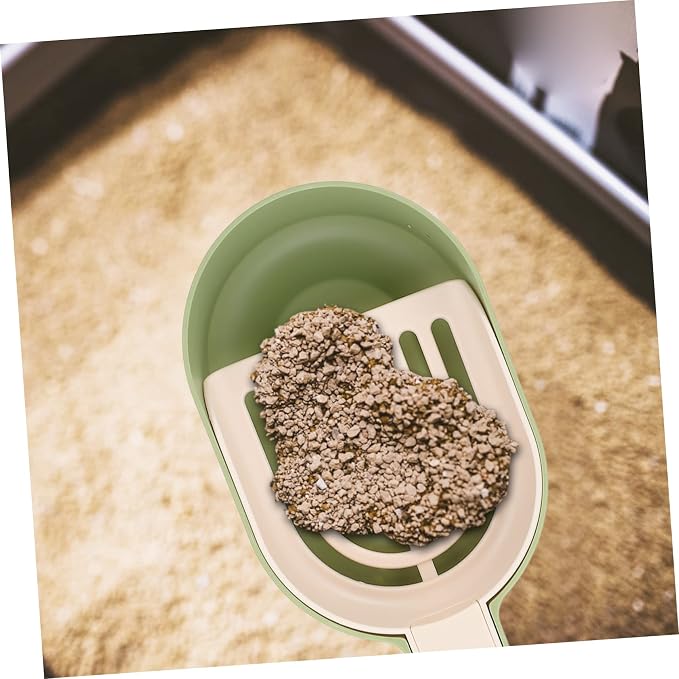 1 Set Cat Litter Shovel Cat Litter Picker Pet Litter Dustpan Cat Sand Shovel Portable Hamster Sifter Scoop Green Litter Scoop Pet Cleaning Scoop Cat Scooper Poo Cleaning Shovel Pp