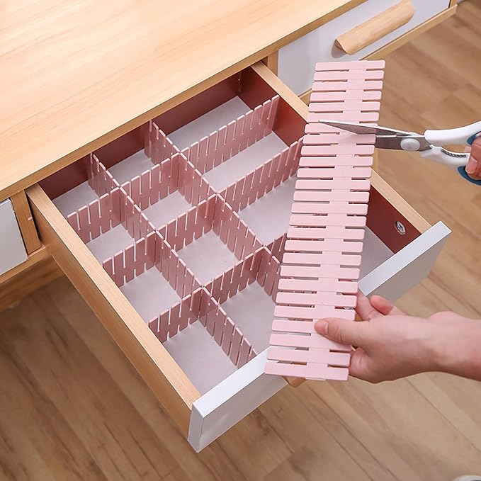 Drawer Divider Multifunctional Plastic Storage Separator for Home