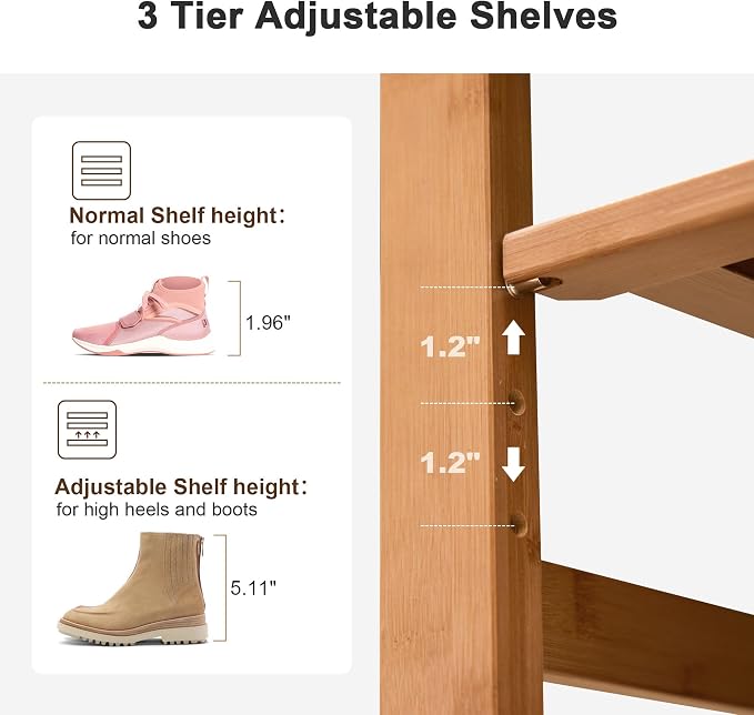 PETKABOO Shoe Rack Bench with Cushion 39.4“, Shoe Rack for Front Door Entrance, Shoe Bench with Storage for Entryway Hallway Bedroom Living Room
