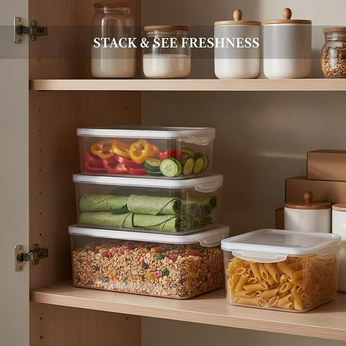 Rectangular Clear PET Storage Bin