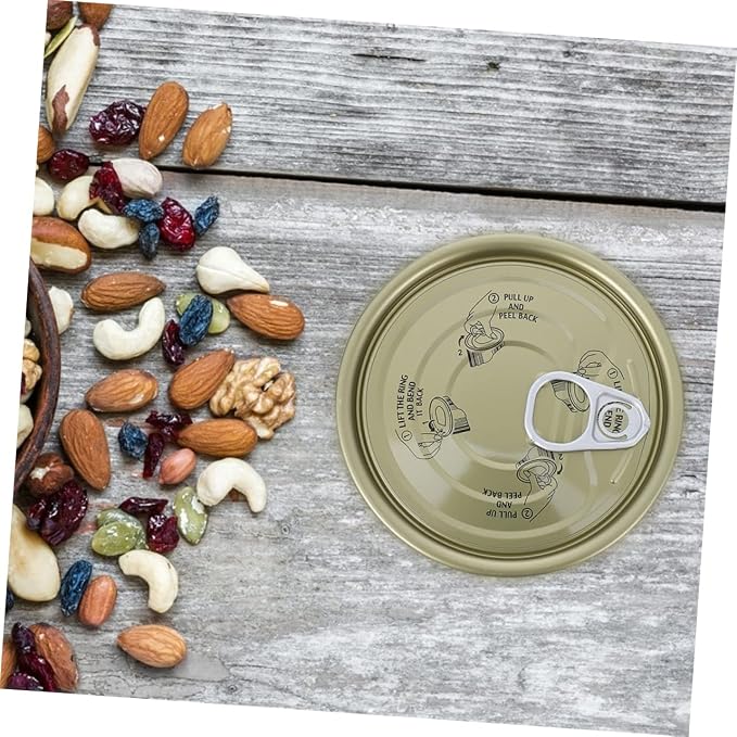 12Pcs Food Grade Tinplate Self Seal Storage Tins for Cookies Cakes and Pet Food Durable and Lightweight Holiday Favor Containers for Parties and Decoration