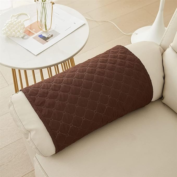 XMAYODS 3 Pcs Recliner Covers Sherpa Arm Covers for Recliner Chair with Storage Pockets Headrest Cover for Recliner Chair Armchair Slipcovers for Sofa Recliner Protector (Color : #5)