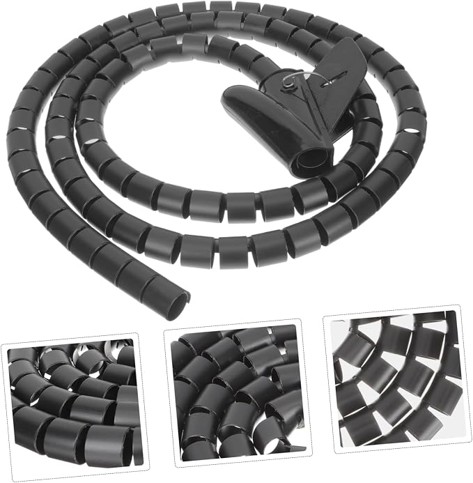 Uonlytech Cable Tube Organizer Sleeve and Flexible Wire for for Boys and Girls and Pets for Tv Computer and Sound System Cables