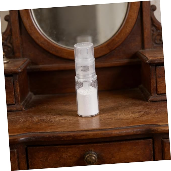 Powder White Spray 3pcs 18ml 14ml Bottle Refillable Portable 25ml | Pet Body with Pp Nozzle, Precise Dispensing Control, Compact 11.00cm 9.50cm 8.80cm Sizes for Barber Shop Use
