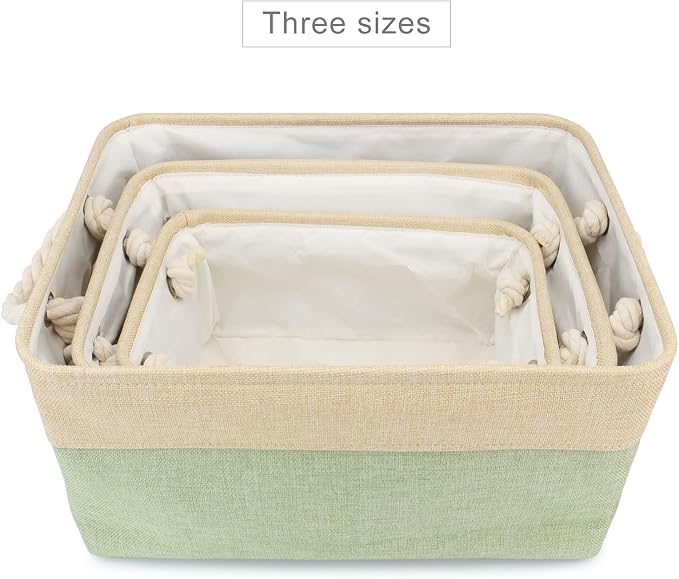 Personalized Dog Toy Storage Basket Bin Collapsible Customized Pet's Name Storage Box Organizer for Dog Toys、Dog Clothing、Dog Apparel & Accessories(Green-S)
